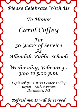 Carol Coffey 50 Years 2