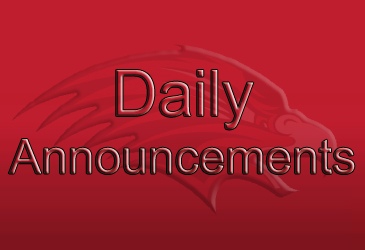 HS Daily Announcements HS Daily Announcements