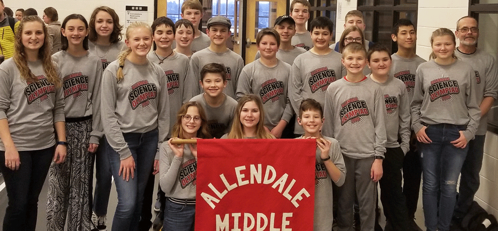 MS Science Olympiad team